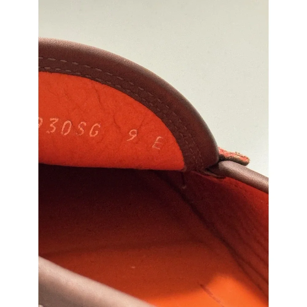 Ralph Lauren Men's‎ Size 9 Brown Orange Made in Italy Loafers